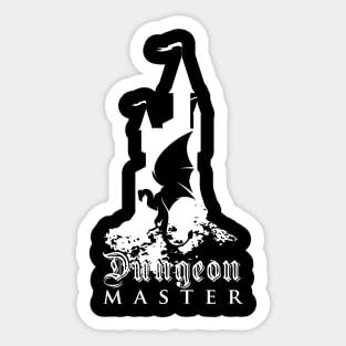 Dungeon Master - Castle & Dragon Print Sticker